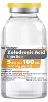 Zoledronic Acid Injection 5 mg per 100 mL